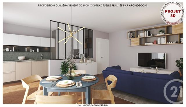 Appartement F3 à vendre - 3 pièces - 64.07 m2 - ANNEMASSE - 74 - RHONE-ALPES - Century 21 Agence Du Lac